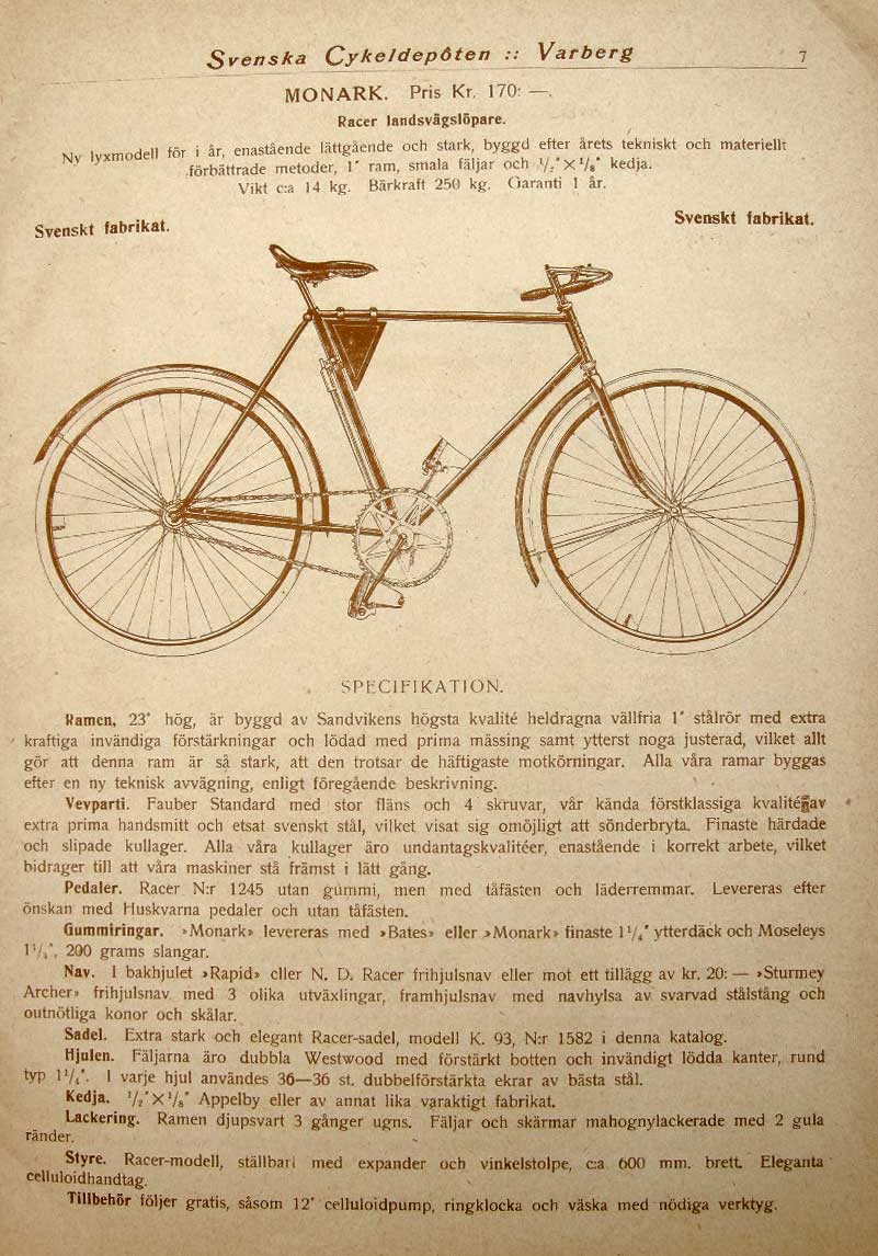 Monark racer 1916