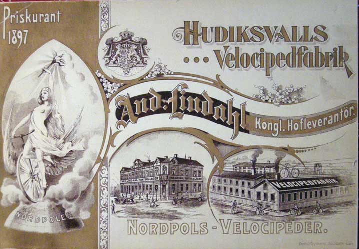 Nordpolsvelocipeder priskurant 1897